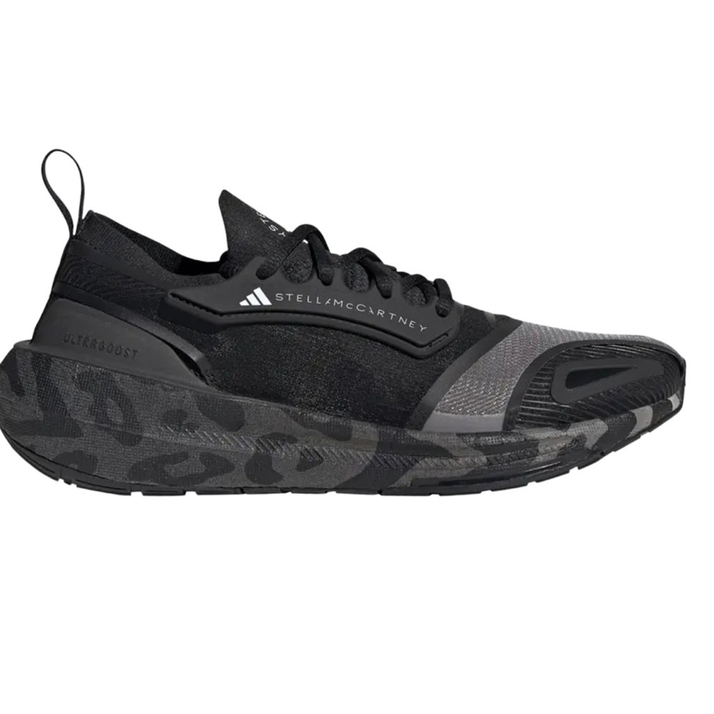 Adidas by Stella McCartney Black and Gray Athletic Shoes with Cushioned Sole